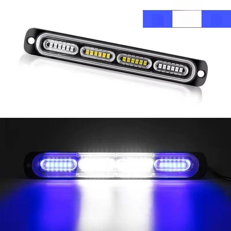 24 LED Blitzblink / strobe blink 12v / 24v - Aflang