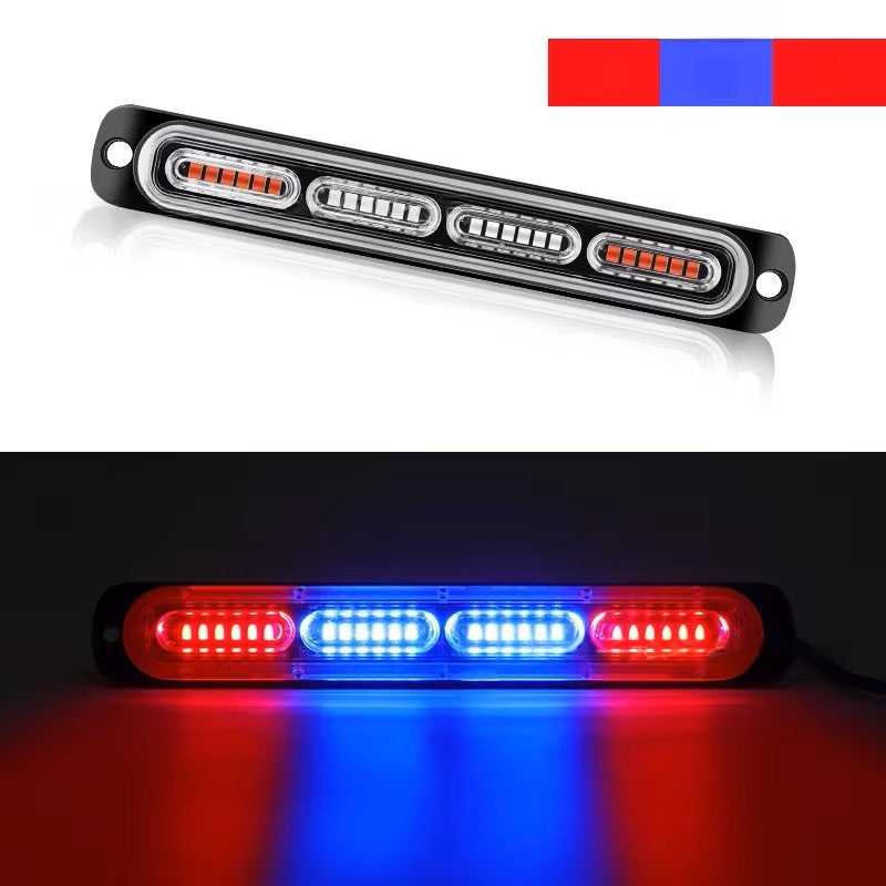24 LED Blitzblink / strobe blink 12v / 24v - Aflang