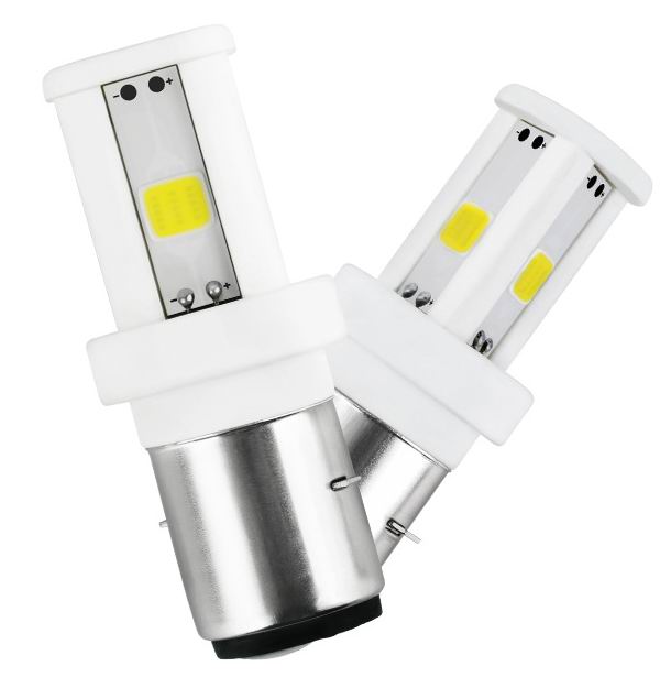 BA20D Keramisk LED  pære til Scooter  / Motorcykel