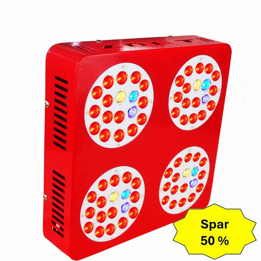 300 watt LED plante lys - Fuldt spektrum - 6 bånd