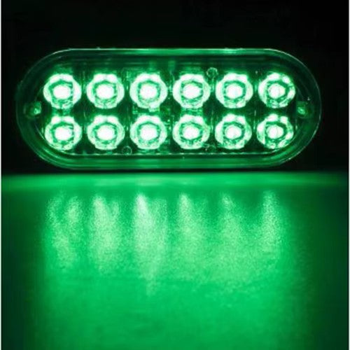 12 LED Blitzblink / strobe blink 12v / 24v - ALUMINIUM