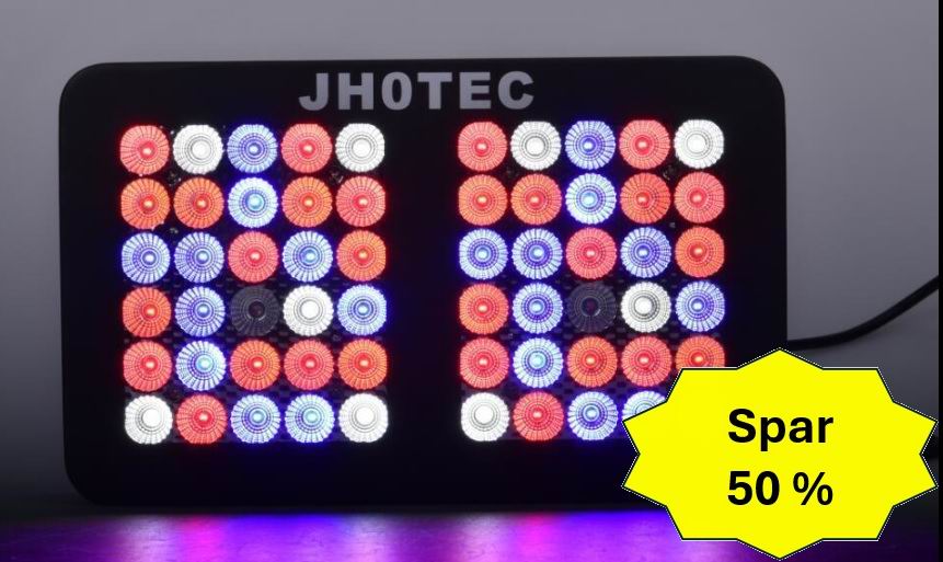 300 watt LED plante lys - Fuldt spektrum -6 bånd