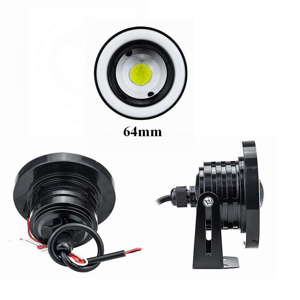 LED Eagle Eye projektør sæt med 2 stk.12 volt 64 mm - 20 watt