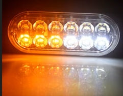 12 LED Blitzblink / strobe blink 12v / 24v - ALUMINIUM
