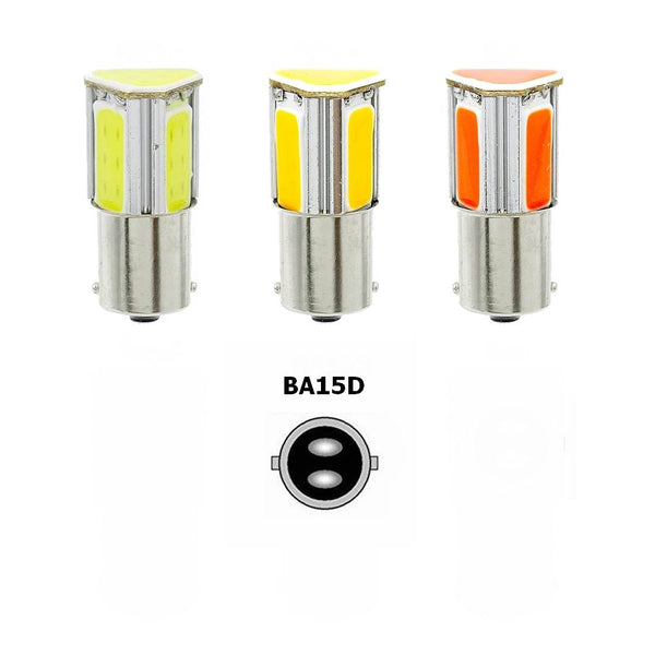 BAY15D 12V COB LED pære 1 stk.