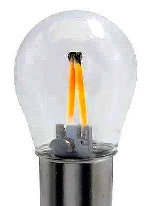 BAY15D Filament LED pære - 12v