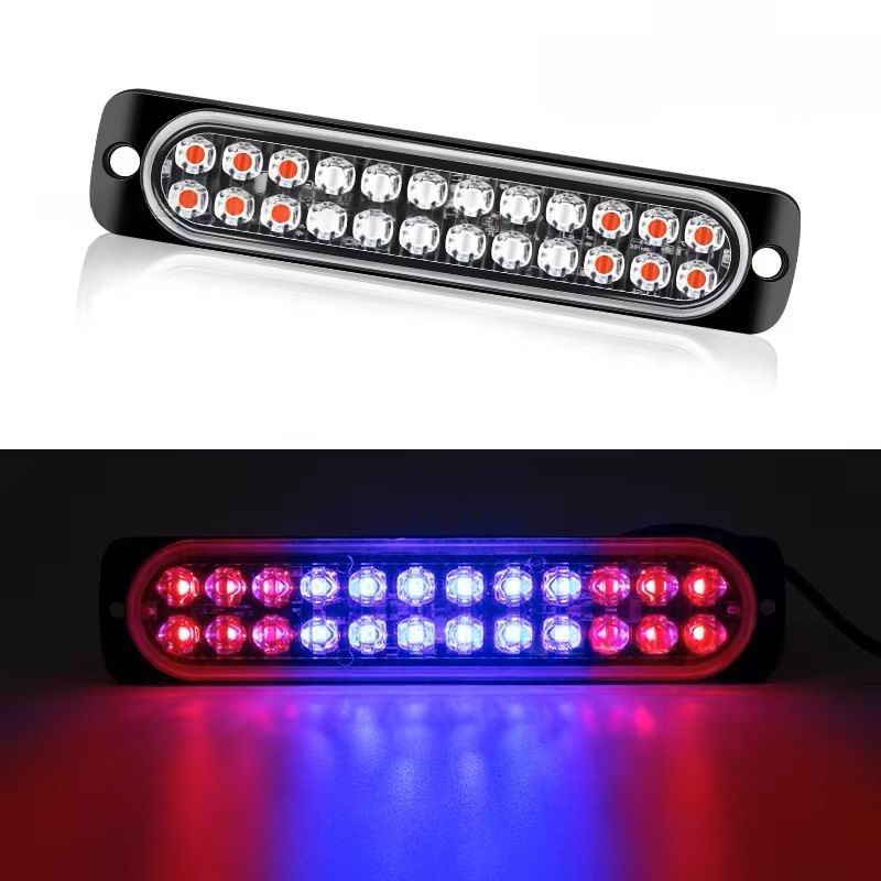 24 LED Blitzblink / strobe blink 12v / 24v - 2x12
