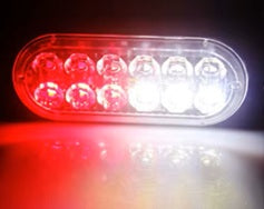 12 LED Blitzblink / strobe blink 12v / 24v - ALUMINIUM