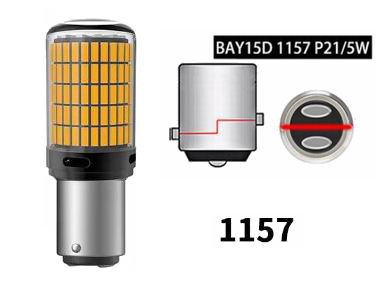 BAY15D 144 LED pære med CANBUS - 12v