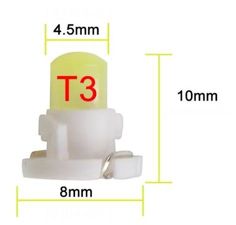 T3 LED Instrument pærer - 12v