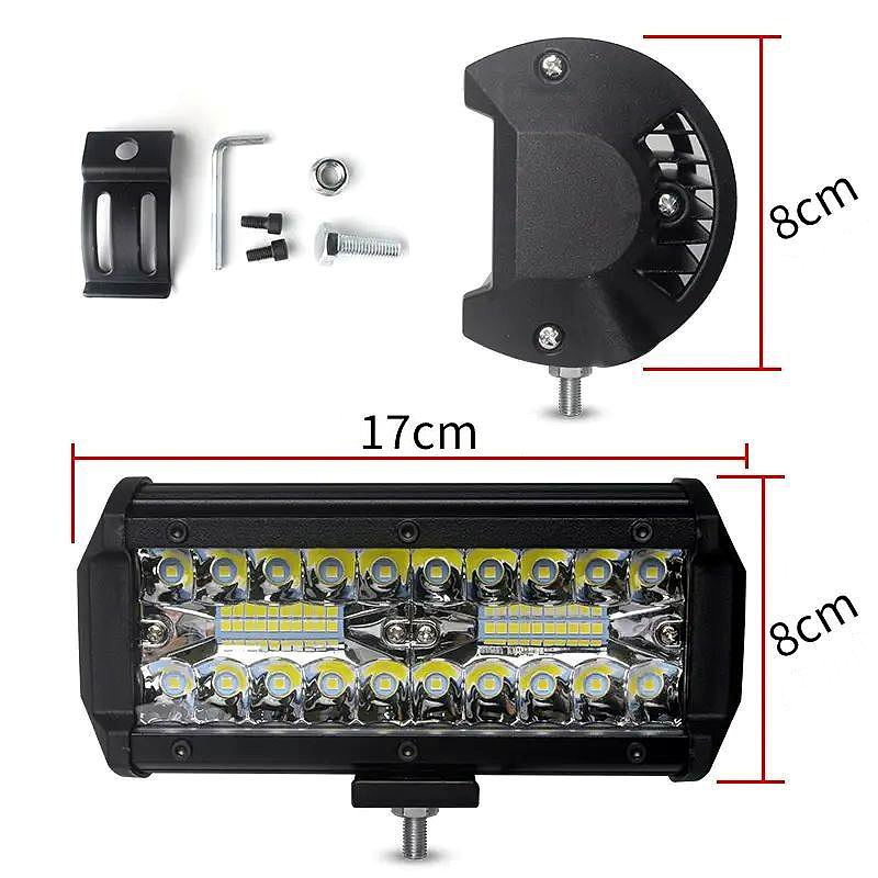 LED køretøjs projektør 40 watt 12/24 volt - Combo