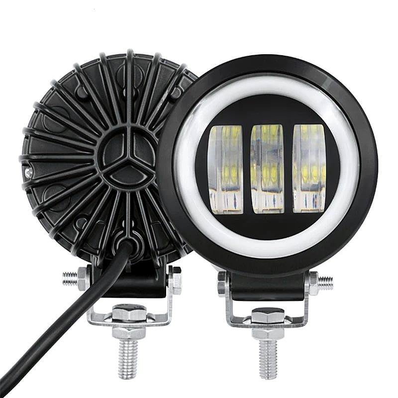 LED køretøjs projektør 30 watt 12/24 volt - HALO - BLITZBLINK