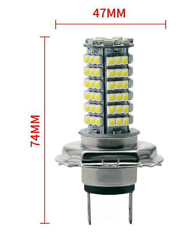 LED pære til tågelygter - 102 LED - 12v