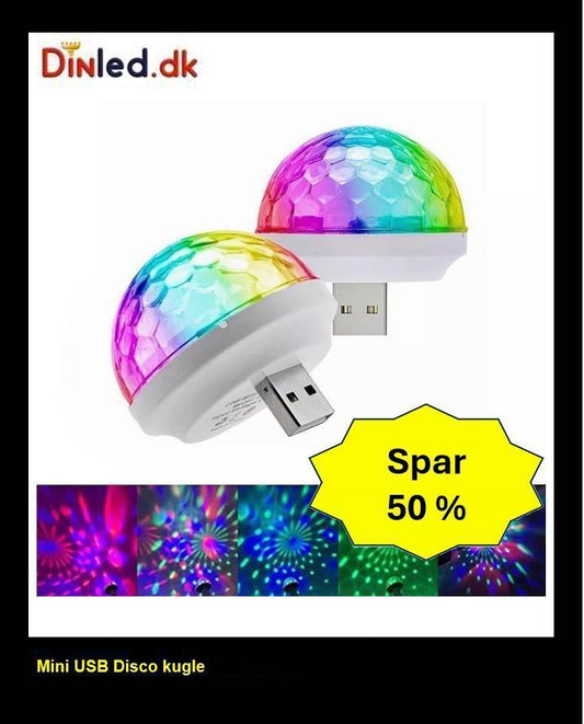 Mini USB Disco kugle