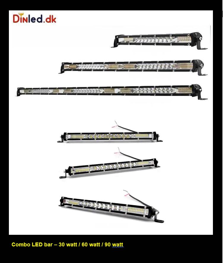 COMBO LED bar  30 - 60 - 90 watt