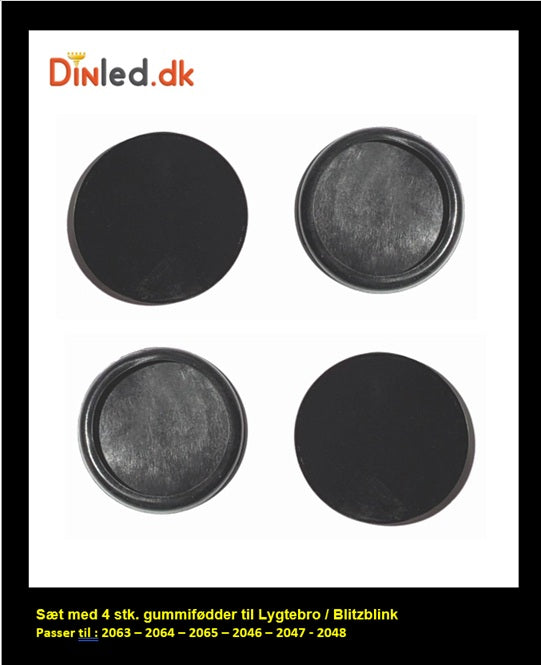 Gummifødder til Lygtebro Blitzblink / strobe blink