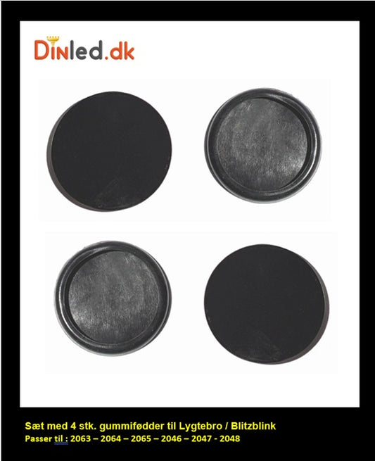 Gummifødder til Lygtebro Blitzblink / strobe blink
