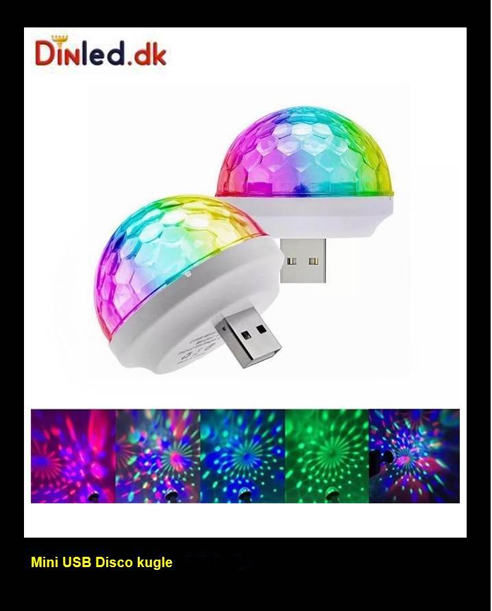 Mini USB Disco kugle