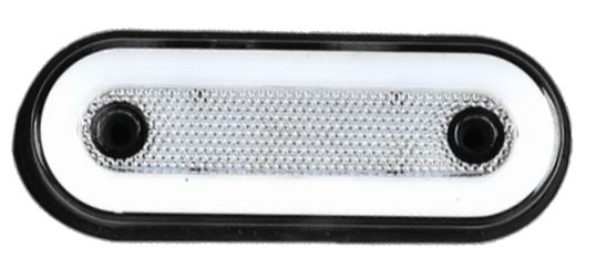 Markeringslygte LED med refleks - 12- 24v