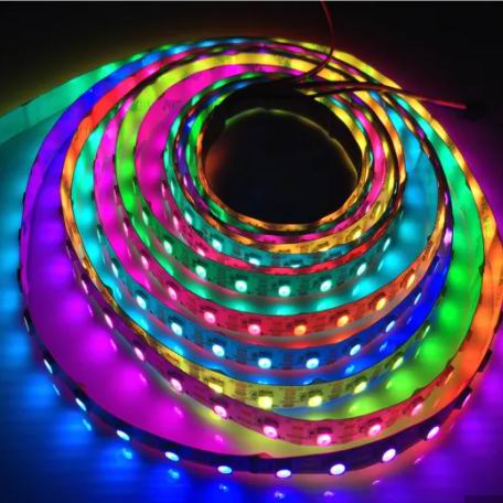 5 meter, 12 volt, 60 watt, 300 LED, MAGIC LED strip - WS2811 - KOMPLET SÆT