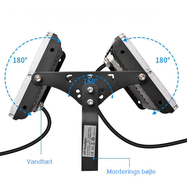 200 watt modulopbygget Professionel LED projektør