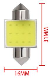 2 stk. LED pinol kabinelys  31-36-39-41mm, 12v