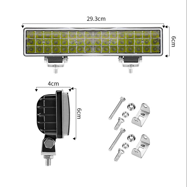 LED Lys bro / lys bar 72 watt 12/24/48 volt