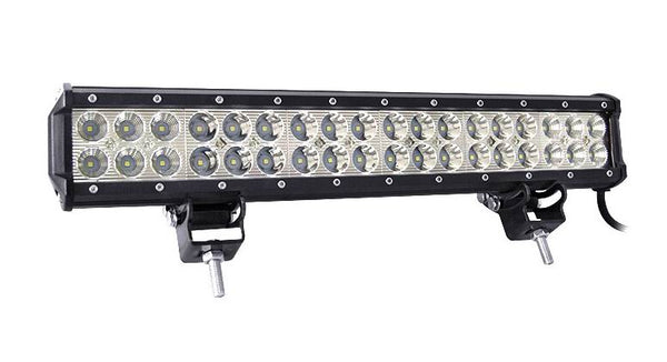 LED Lys bro / lys bar 108 watt 12/24 volt Combo