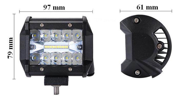 LED Combo køretøjs projektør,  30 watt 12/24 volt